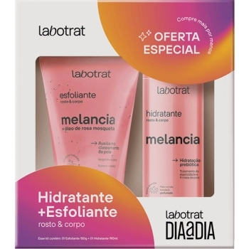 KIT HIDRATANTE+ESFOLIANTE ROSTO E CORPO MELANCIA LABOTRAT
