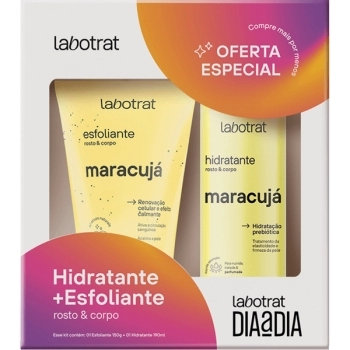 KIT HIDRATANTE+ESFOLIANTE ROSTO E CORPO MARACUJA LABOTRAT