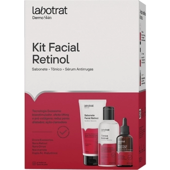 KIT FACIAL RETINOL DERMO SKIN (SABO/TONI/SERUM ANTIRRUGAS) LABOTRAT