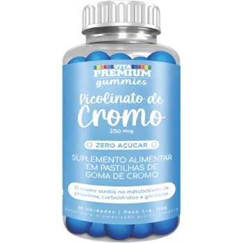 GUMMIES PICOLINATO DE CROMO 250MG 30 GOMAS VITA PREMIUM