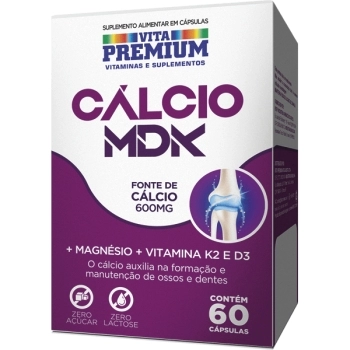 CALCIO MDK MAGNESIO VIT K2 E D3 60CPS VITA PREMIUM