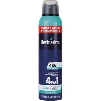 DESODORANTE AER BLUE ICE 4X1 48HRS 250ML HERBISSIMO