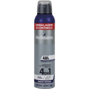 DESODORANTE AER SNOW MOON 4X1 48HRS 250ML HERBISSIMO