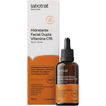 HIDRATANTE FACIAL DUPLA VITAMINA C15 DERMO SKIN 30ML LABOTRAT
