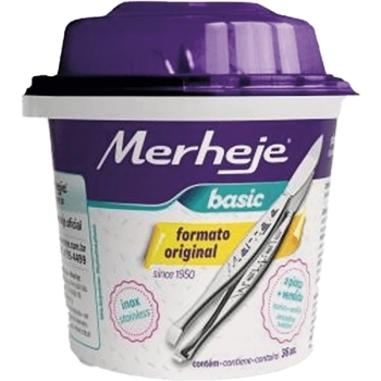 PINCA DEPILATORIA MINI POTE 36UND MERHEJE