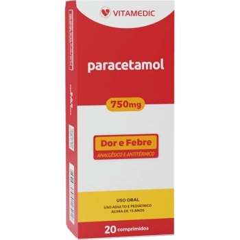 PARACETAMOL 750MG 20CPR VITAMEDIC