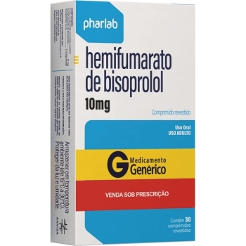 G.HEMIFUMARATO DE BISOPROLOL 10MG 30CPR PHARLAB