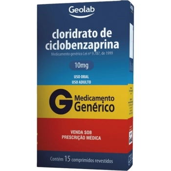 G.CICLOBENZAPRINA 10MG 15CPR GEOLAB