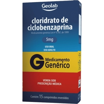 G.CICLOBENZAPRINA 5MG 15CPR GEOLAB