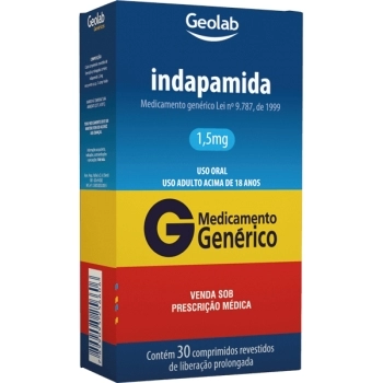 G.INDAPAMIDA 1,5MG 30CPR GEOLAB