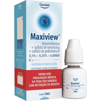 MAXIVIEW COLIRIO 5ML(DEXAM+NEOM+POLIM B) GEOLAB