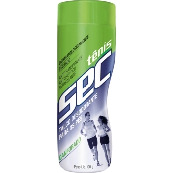 TALCO DESODORANTE P/PES TENIS SEC CANFORADO 100 GR