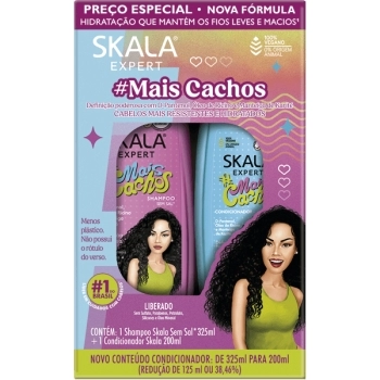 SKALA KIT SH+COND MAIS CACHOS 325/200ML