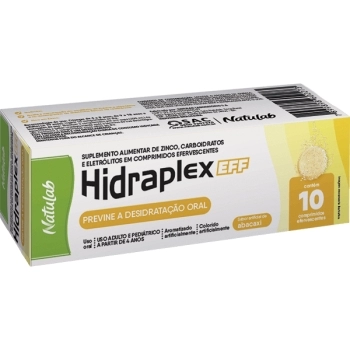 HIDRAPLEX EFF 10 CPR EFERVESCENTE ABACAXI NATULAB