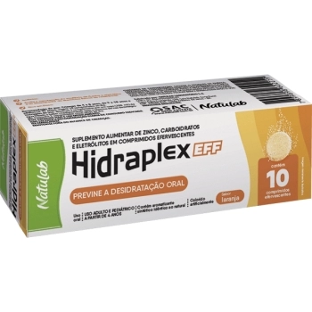 HIDRAPLEX EFF 10 CPR EFERVESCENTE LARANJAI NATULAB