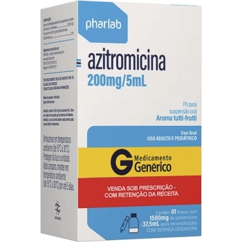 G.AZITROMICINA 1500MG SUSP C/SERINGA PHARLAB