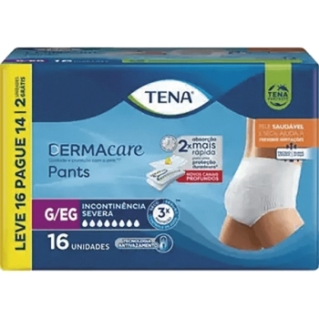 ROUPA INTIMA TENA PANTS DERMACARE G/EG L16 P14 UND ESSITY