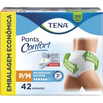 ROUPA INTIMA TENA PANTS CONFORT P/M 42 UND ESSITY
