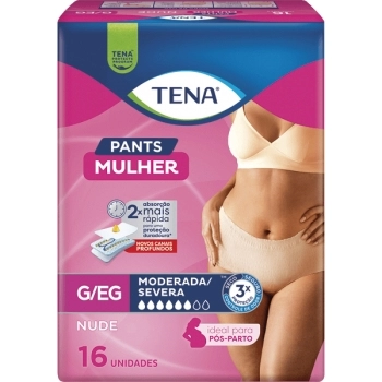 ROUPA INTIMA TENA PANTS MULHER NUDE G/EG 16UND ESSITY
