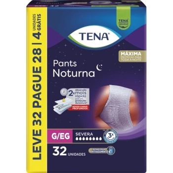 ROUPA INTIMA TENA PANTS NOTURNA G/EG L32 P28 ESSITY