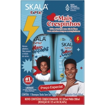 SKALA KIT SH+COND MAIS CRESPINHOS 325/200ML