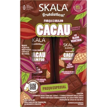 SKALA KIT SH+COND FRUTASTICA CACAU 325/200ML