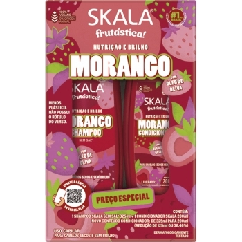 SKALA KIT SH+COND FRUTASTICA MORANGO 325/200ML