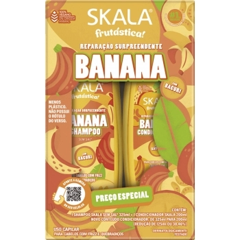 SKALA KIT SH+COND FRUTASTICA BANANA 325/200ML