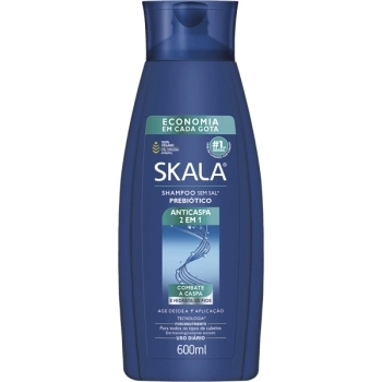 SKALA SHAMPOO ANTICASPA 2X1 600ML