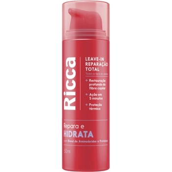 RICCA LEAVE-IN REPARACAO TOTAL 50ML BELLIZ