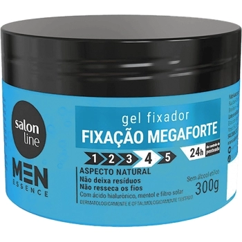 MEN ESSENCE GEL FIXADOR MEGAFORTE 300GR SALON LINE