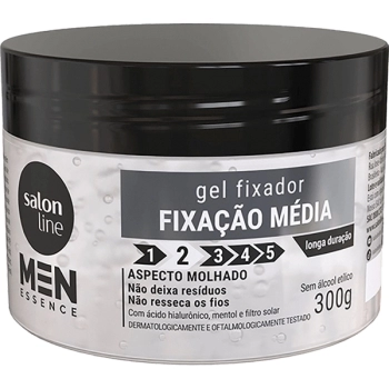 MEN ESSENCE GEL FIXADOR MEDIA 300GR SALON LINE