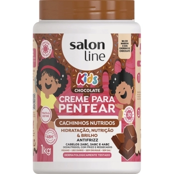 CREME PENTEAR KIDS CACHINHOS CHOCOLATE 1KG SALON LINE