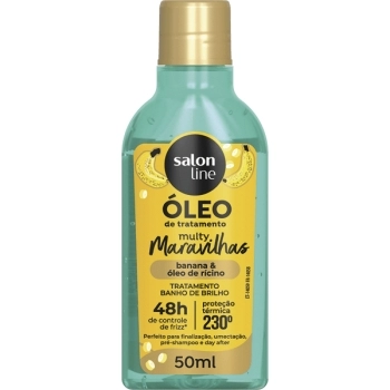 OLEO TRATAMENTO MULTY MARAVILHAS BANANA E OLEO RICINO 50ML SALON LINE