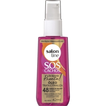 SOS CACHOS OLEO TRATA E FINALIZA DE REPENTE PRONTA 42ML SALON LINE