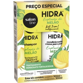 HIDRA KIT SHAMP/CONDIC MELAO 300ML SALON LINE
