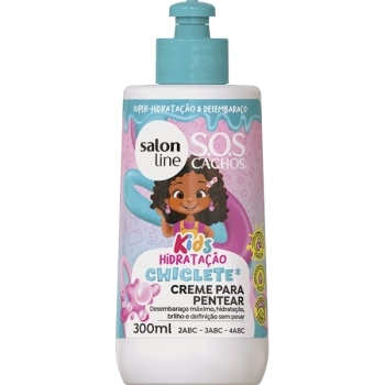 SOS CACHOS CREME PENTEAR KIDS CHICLETE 300ML SALON LINE