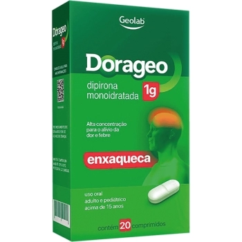DORAGEO ENXAQUECA 1GR 20CPR GEOLAB