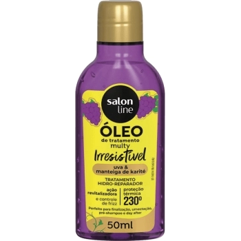 OLEO TRATAMENTO MULTY IRRESISTIVEL UVA E MANTEIGA KARITE 50ML SALON LINE