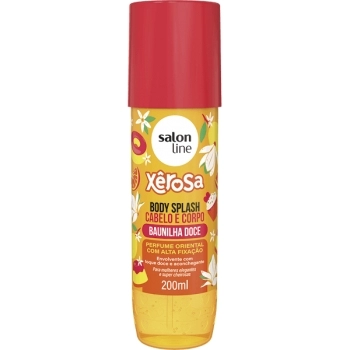 XEROSA BODY SPLASH CABELO E CORPO BAUNILHA DOCE 200ML SALON LINE