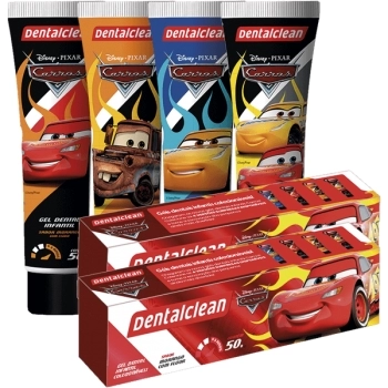 GEL DENTAL INF CARROS MORANGO C/FLUOR 50GR DENTALCLEAN