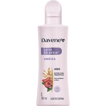 LEITE DE AVEIA HIDRATANTE CORPORAL AMEIXA 180ML DAVENE