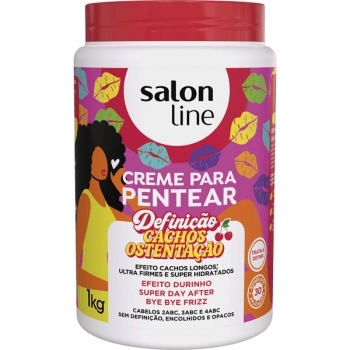 CREME PENTEAR DEFINICAO CACHOS OSTENTACAO 1KG SALON LINE