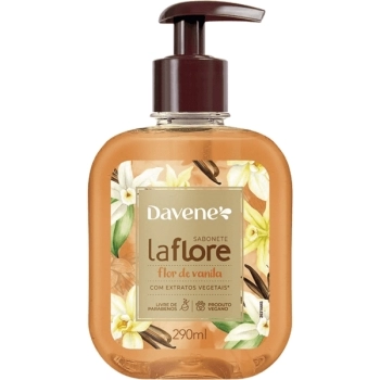 LA FLORE SABONETE LIQUIDO FLOR DE VANILA 290ML DAVENE