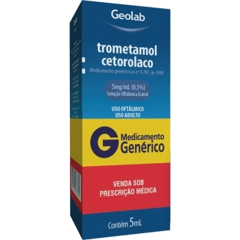 G.TROMETAMOL CETOROLACO COLIRIO 5ML GEOLAB
