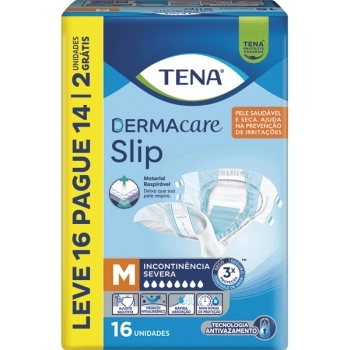 FRALDA TENA DERMACARE SLIP M L16 P14 ESSITY