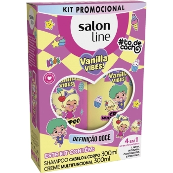 TODECACHO KIT SHAMP 300ML/CONDIC 300ML KIDS VANILLA VIBES SALON LINE
