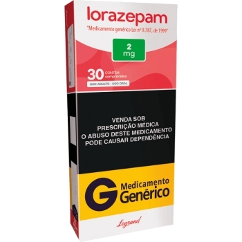 G.LORAZEPAM 2MG 30CPR P344 LEGRAND