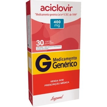 G.ACICLOVIR 400MG 30CPR LEGRAND