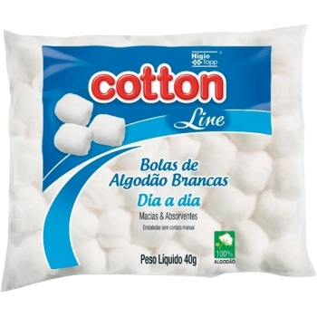 ALGODAO BOLA BRANCA 40GR PARENTEX